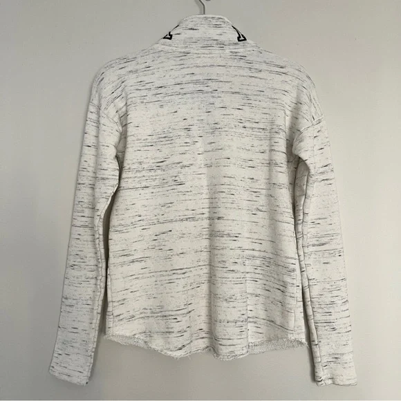 Pink Marled French Terry Cloth Pull-over Sweatshirt Size XS - Picture 4 of 11